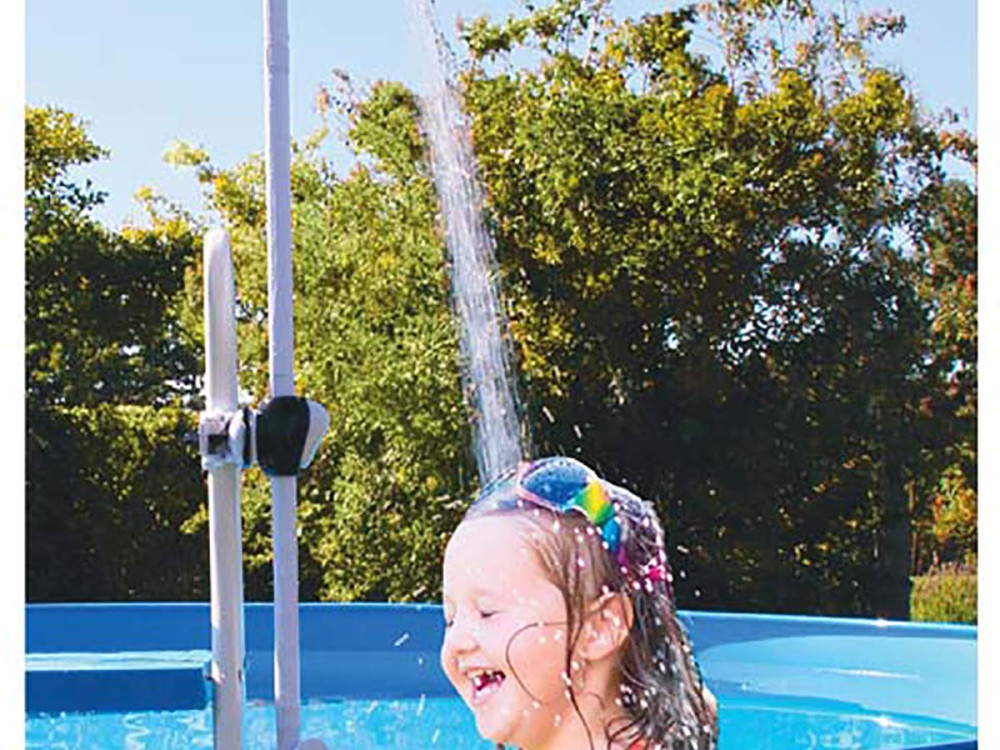 "Niagara" off-ground pool shower