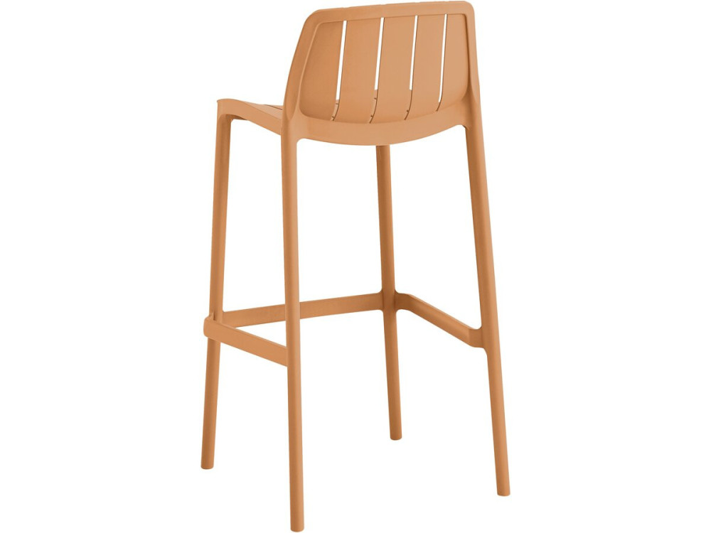 Set of 2 "Vaena" stacking garden high chairs - Orange