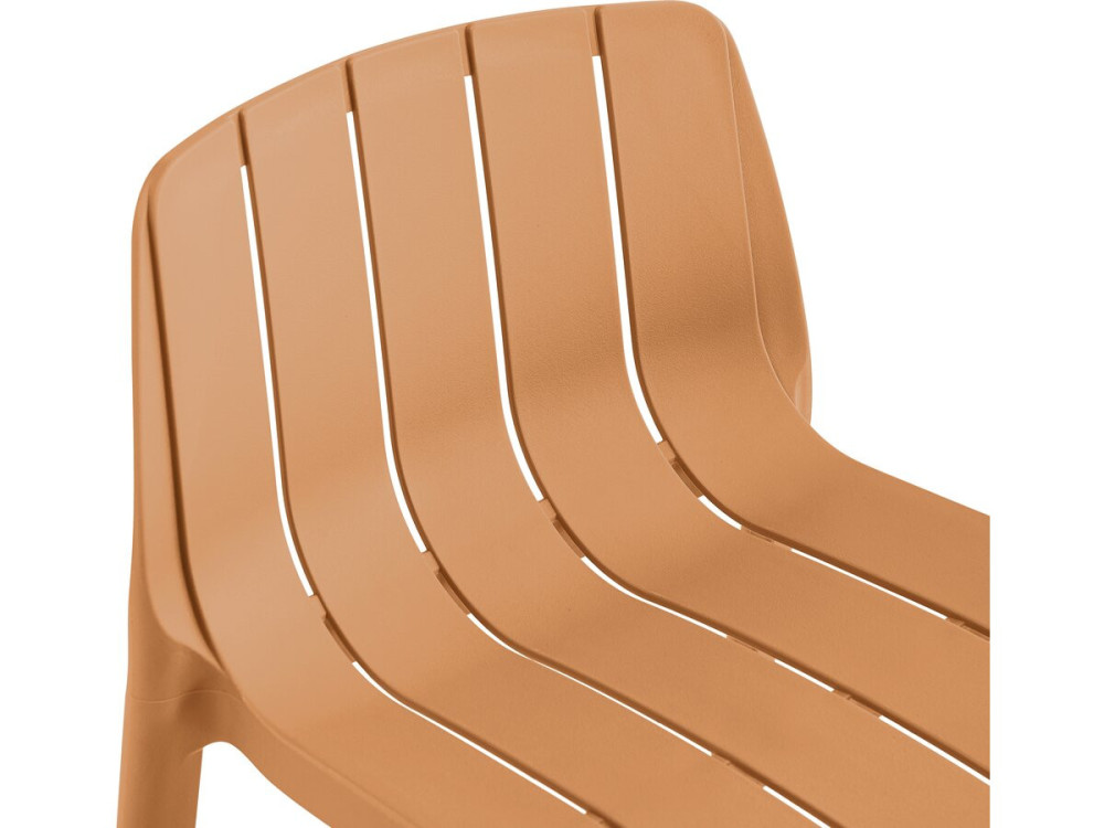 Set of 2 "Vaena" stacking garden high chairs - Orange