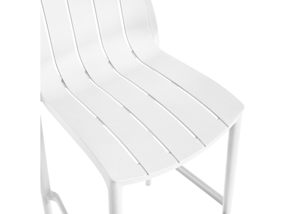 Set of 2 "Vaena" stacking garden high chairs - White