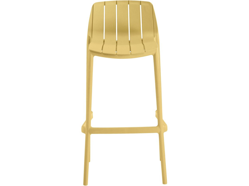 Set of 2 "Vaena" stacking garden high chairs - Yellow