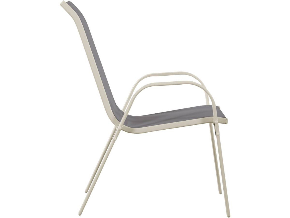 Textelene Garden Armchair "Cordoba" - Phoenix - Light grey - Set of 4