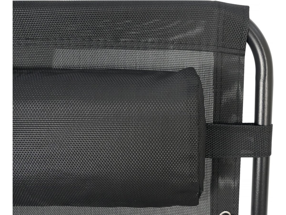 Sintra" zero gravity garden recliner - Black