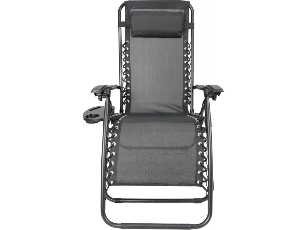 Set of 2 "Sintra" Zero Gravity Recliners - Black