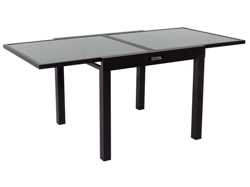 Expandable Aluminium garden table  "Porto 8 " - Phoenix - Black