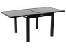 Expandable Aluminium garden table  "Porto 8 " - Phoenix - Black
