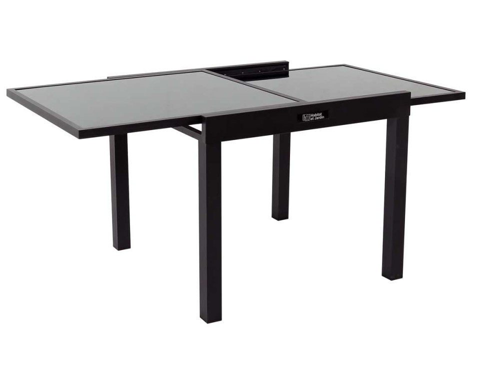 Expandable Aluminium garden table  "Porto 8 " - Phoenix - Black