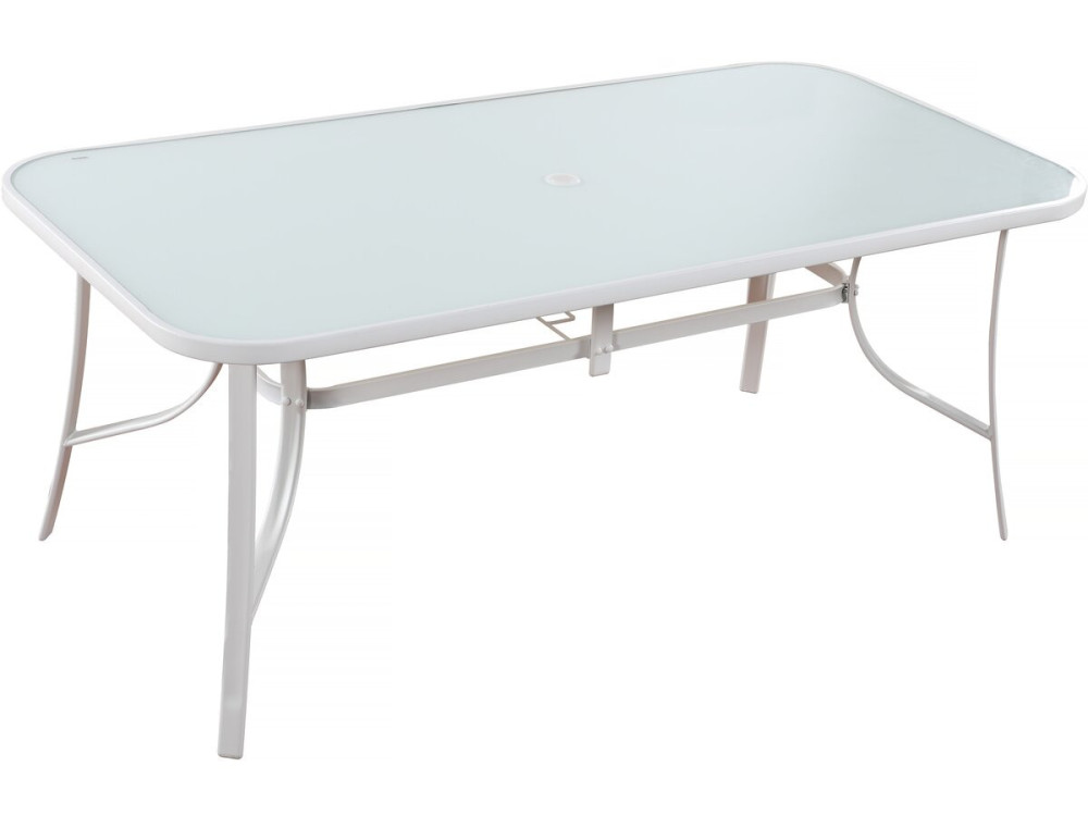 "Cordoba" garden table - Phoenix - 6 sits - White