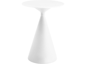 Garden bistro table ⌀80 cm "Néora" - White