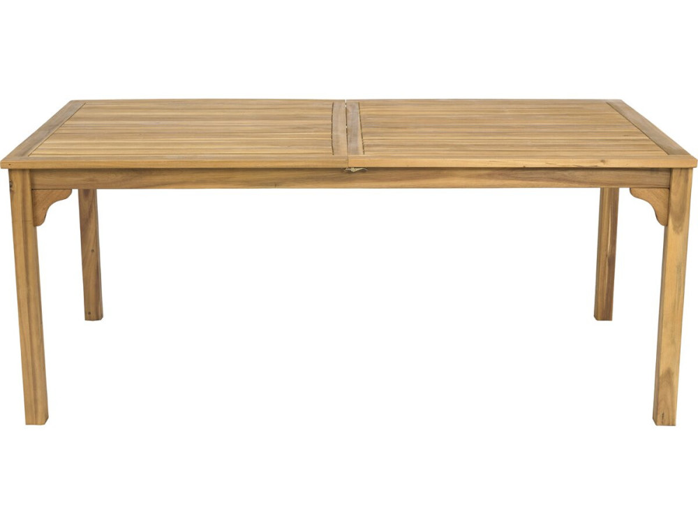 Wooden extensible garden table 180/240 cm "Valladolid" - 6 to 10 seats - Brown