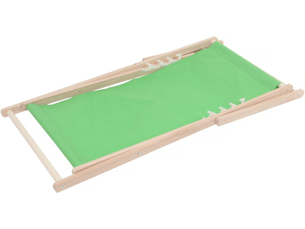 Set of 2 "Chilienne" wooden deckchairs - 107 x 56.5 x 81 cm - Green