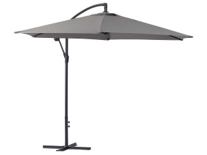 Cantilever Garden Parasol Alu "Ilios" - Round - ¨ 3 m (9 feet and 10 inches) - grey