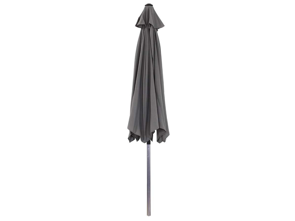 Straight  with Aluminium Mast - "Sol" - Round - Ø 3m (9 feet 10 inches) - Grey