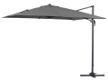 Cantilever Umbrella with Aluminum Frame "Sun 3" - Square -  3 x 3 m  (9'10" x 9'10")  - Moleskin Color - GREY
