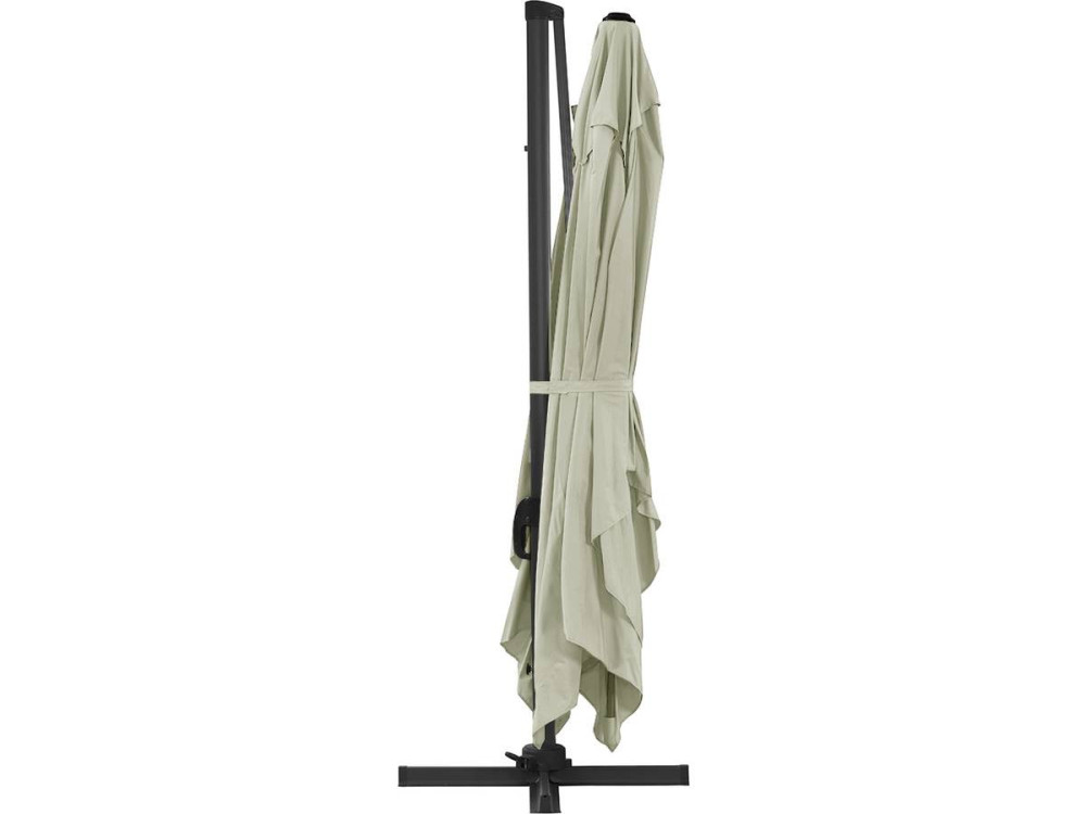 Outdoor garden umbrella "Sun 4" - Rectangle - 3 x 4 m - Ecru + Protective cover