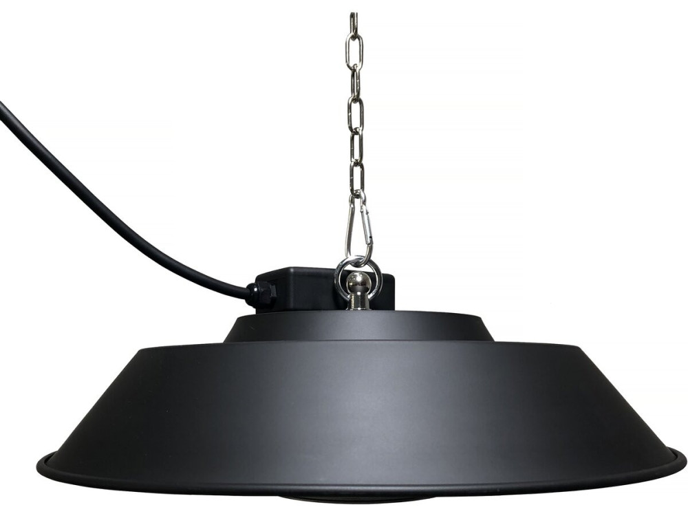 Hanging electric heater - 1500W - Black