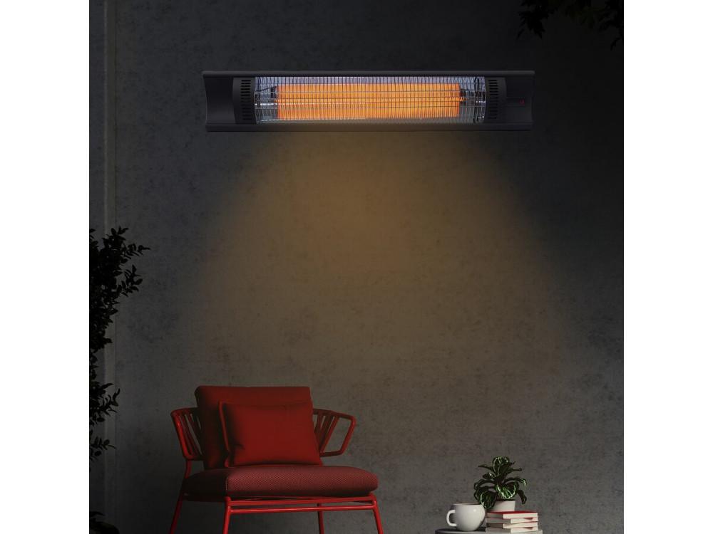 Bola Carbon Fiber Radiant Electric Heater - 2000W - Black