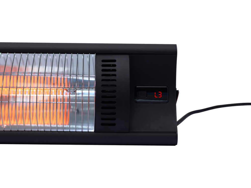 Bola Carbon Fiber Radiant Electric Heater - 2000W - Black