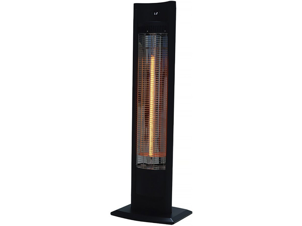 Electric radiant heater "Tornado" - 2000W - Black