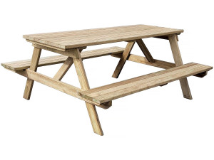 Gardenia adult picnic table - 180 x 150 x 75 cm - 6/8 people