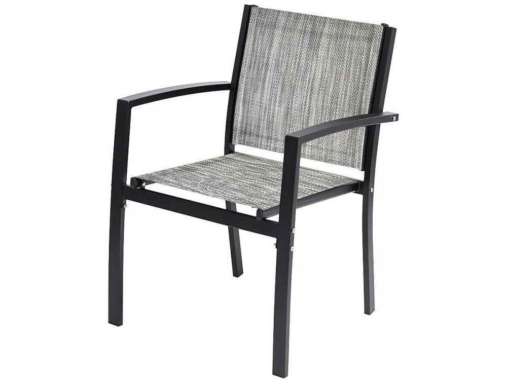 Lino low garden furniture - 4 places - Grey