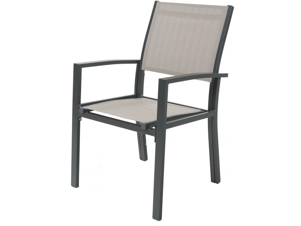 Lagos" extendable garden dining set - 200/320 cm - Taupe - 12 seats