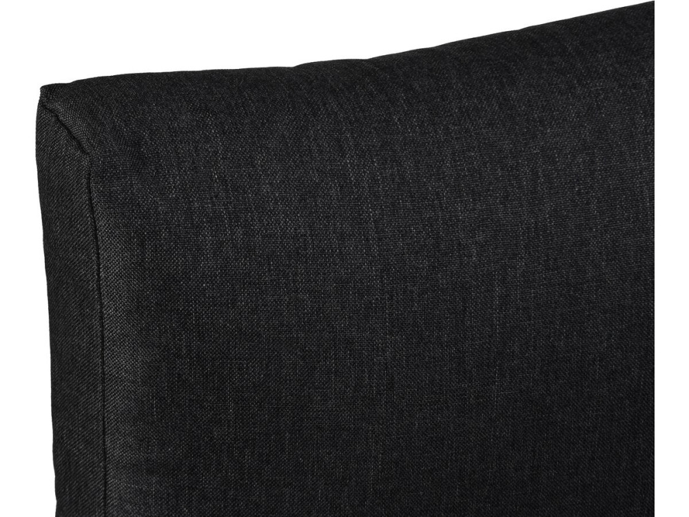 Garden furniture set "Liora" imitation wood corner sofa - 4 seater - Grey