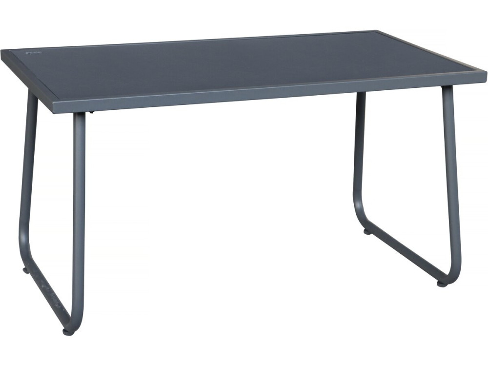 Fortaleza" metal garden furniture set - 4 seats - Light grey