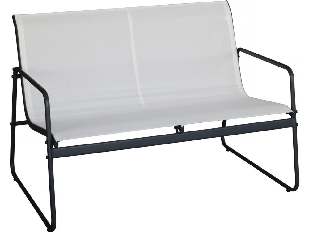 Fortaleza" metal garden furniture set - 4 seats - Beige