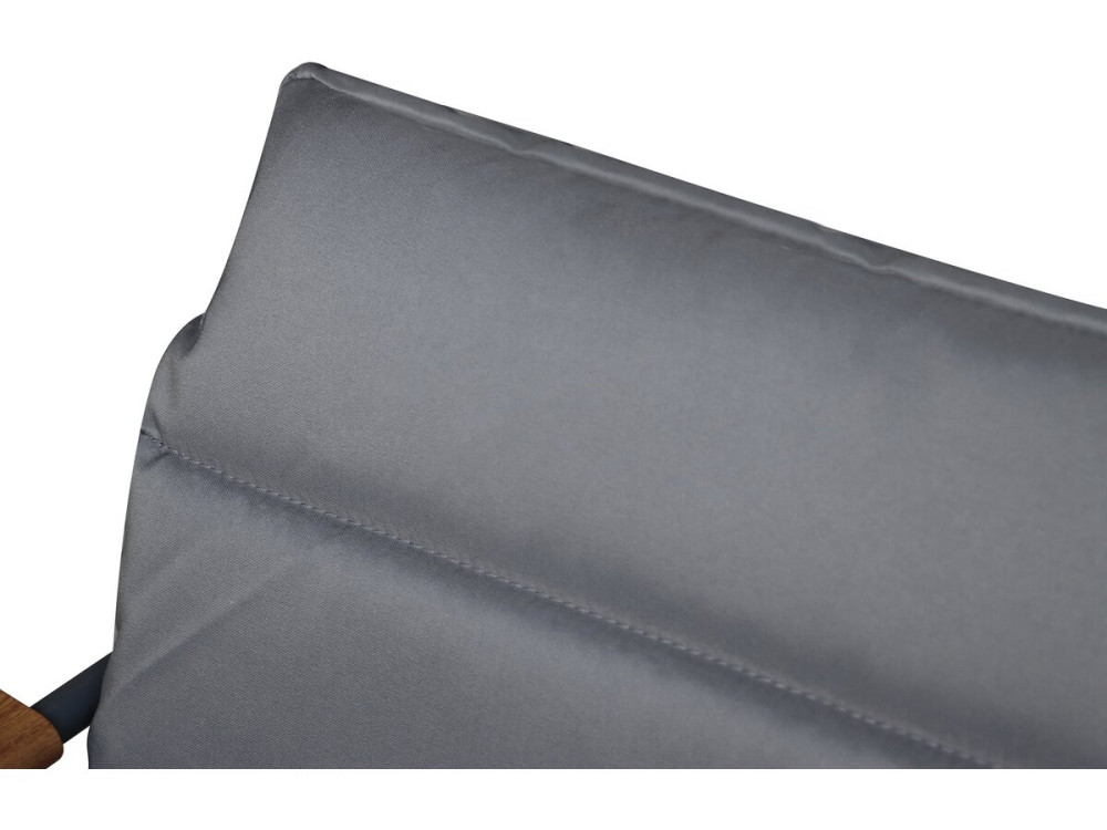 Garden furniture set with metal cushions "Bastia" - 4 seater - Grey