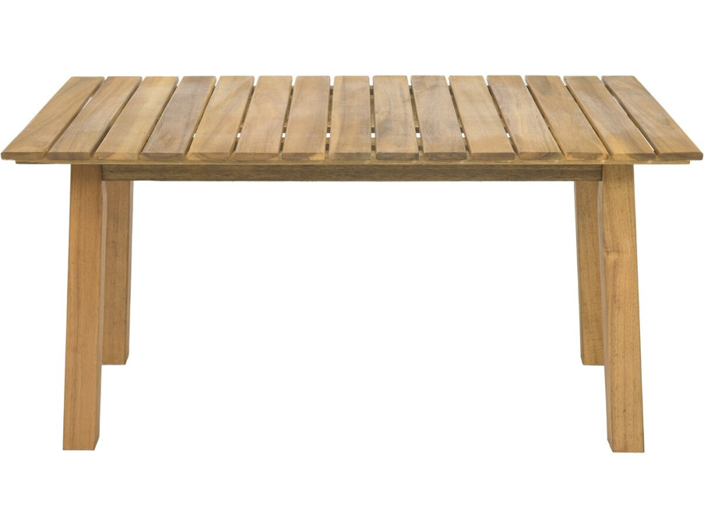Beckham" wooden garden furniture set with cushions - 4 seater - Beige