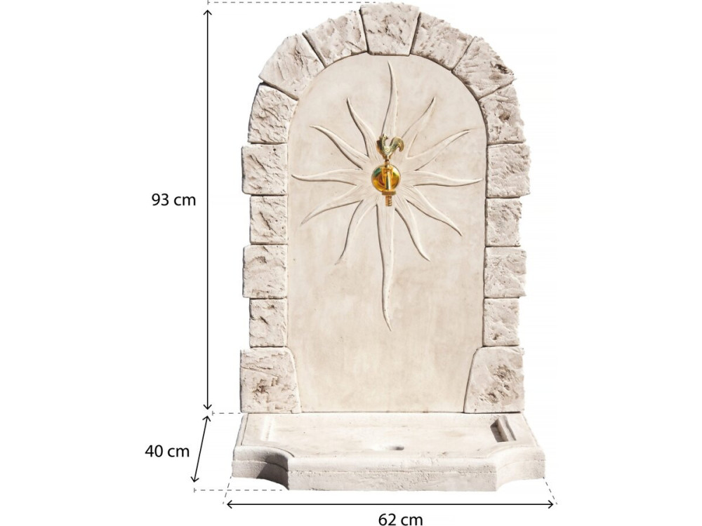 Fountain "Calypso" - 0.62 x 0.40 x 0.93 m