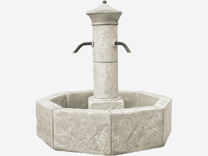 Méridionale" fountain - Diameter 122 cm x H.116 cm