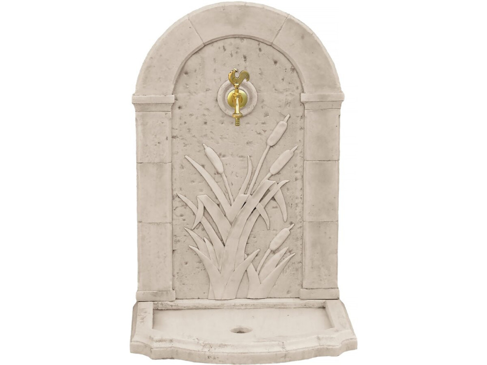 ROSEAU" fountain - reconstituted stone - 62 x 42 x 93 cm