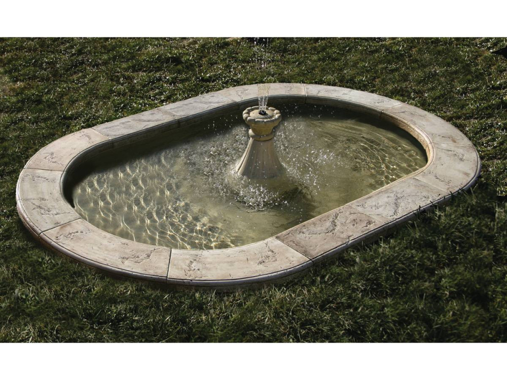 Roman" oval basin - 270 x 170 cm