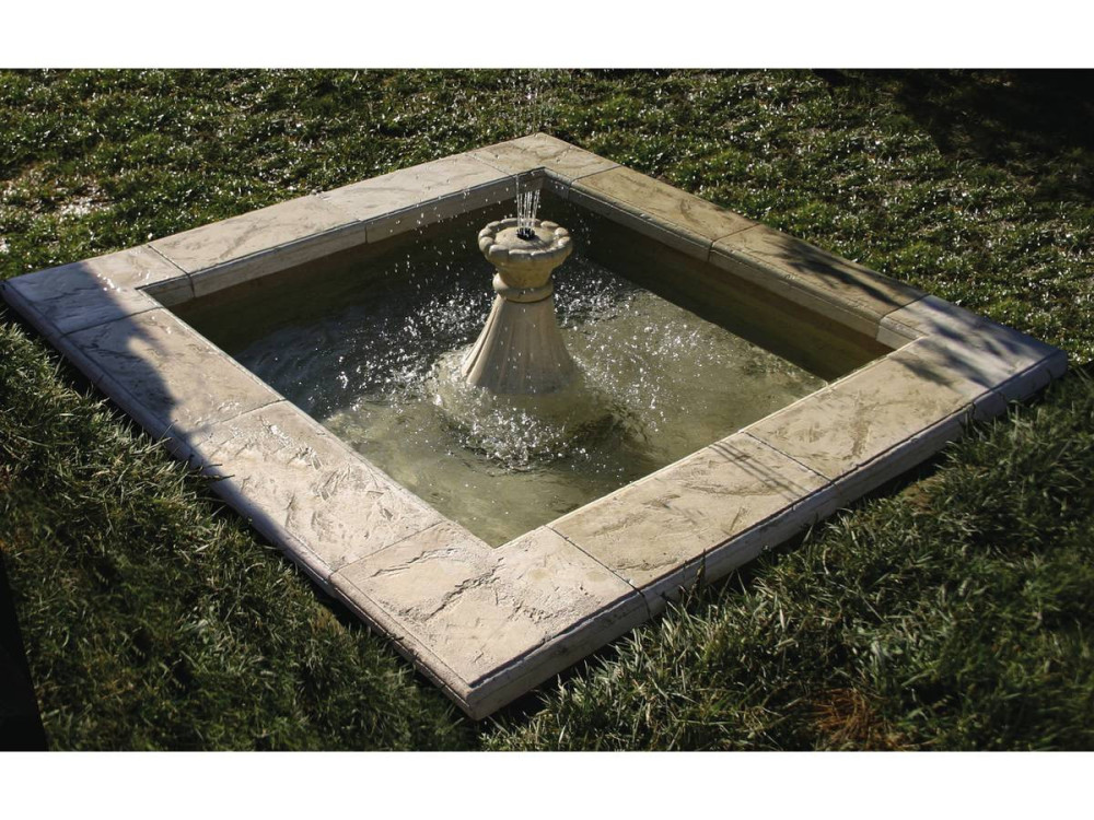 Eden" square basin - 170 x 170 cm