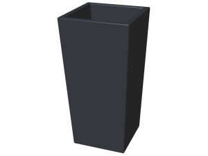 Flower pot "Carreo" - 38.5 x 38.5.x h.85 cm - Anthracite
