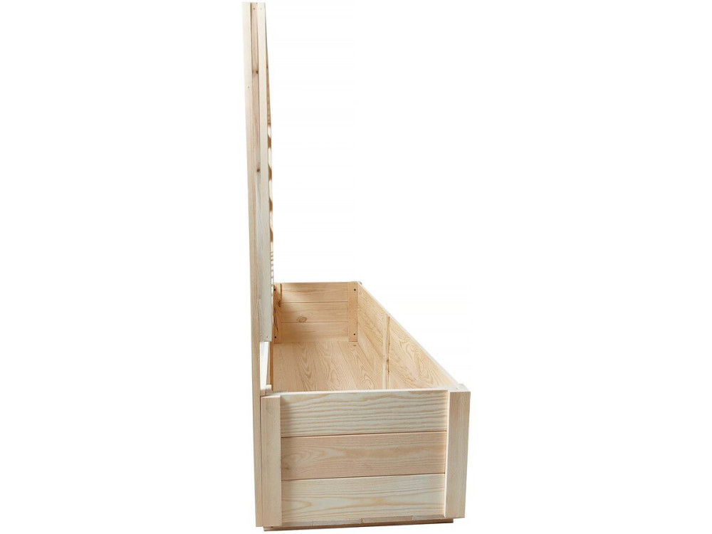 Sorpin wooden planter with trellis - 98 x 34 x 104 cm