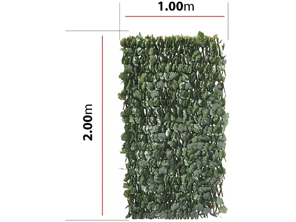 Set of 2 Willow Lattice Fences