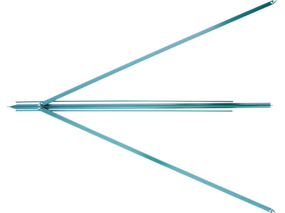 Tension post kit for 1.2m wire fence mesh