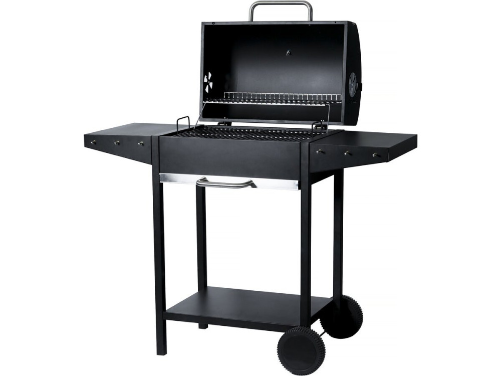 Charcoal barbecue "Bizon" - 119 x 50 x 101 cm - Black