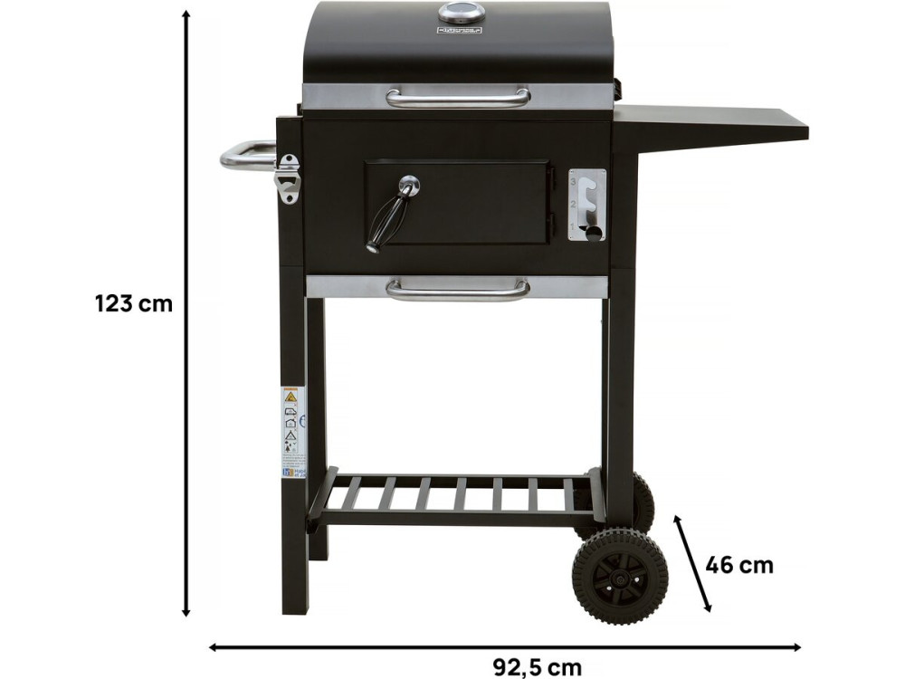 Charcoal barbecue "Vicomte" - 92.5 x 46 x 123 cm