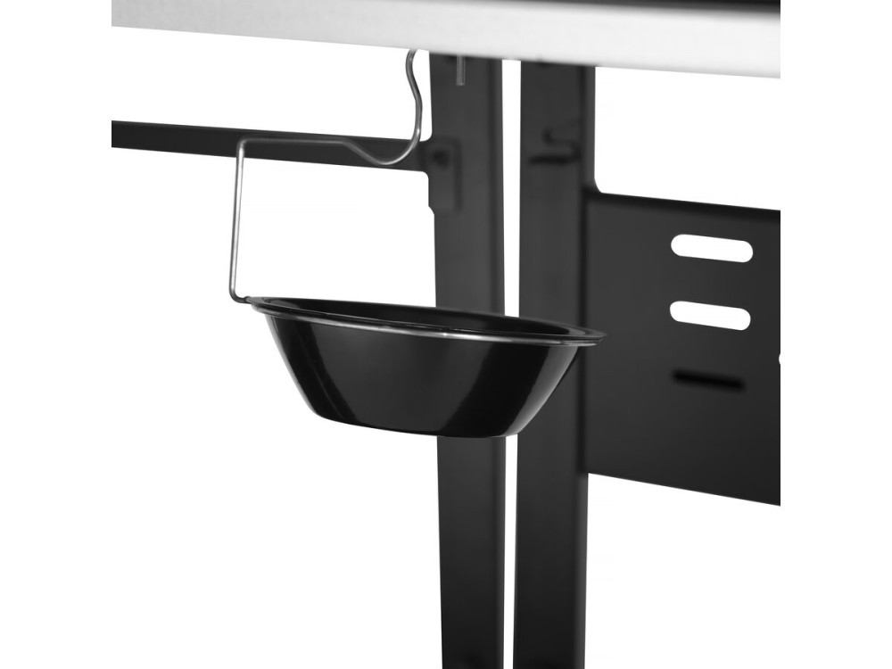 Outdoor kitchen gas barbecue - 12 kw - 4 burners - Black