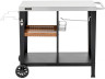 Gelia" metal barbecue sideboard - 117 x 59 x 80 cm - Black