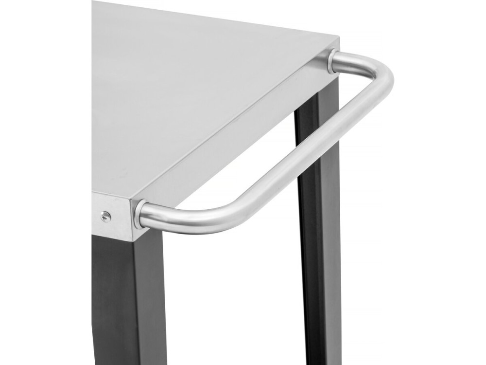 Gelia" metal barbecue sideboard - 117 x 59 x 80 cm - Black