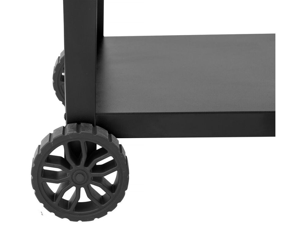 Gelia" metal barbecue sideboard - 117 x 59 x 80 cm - Black