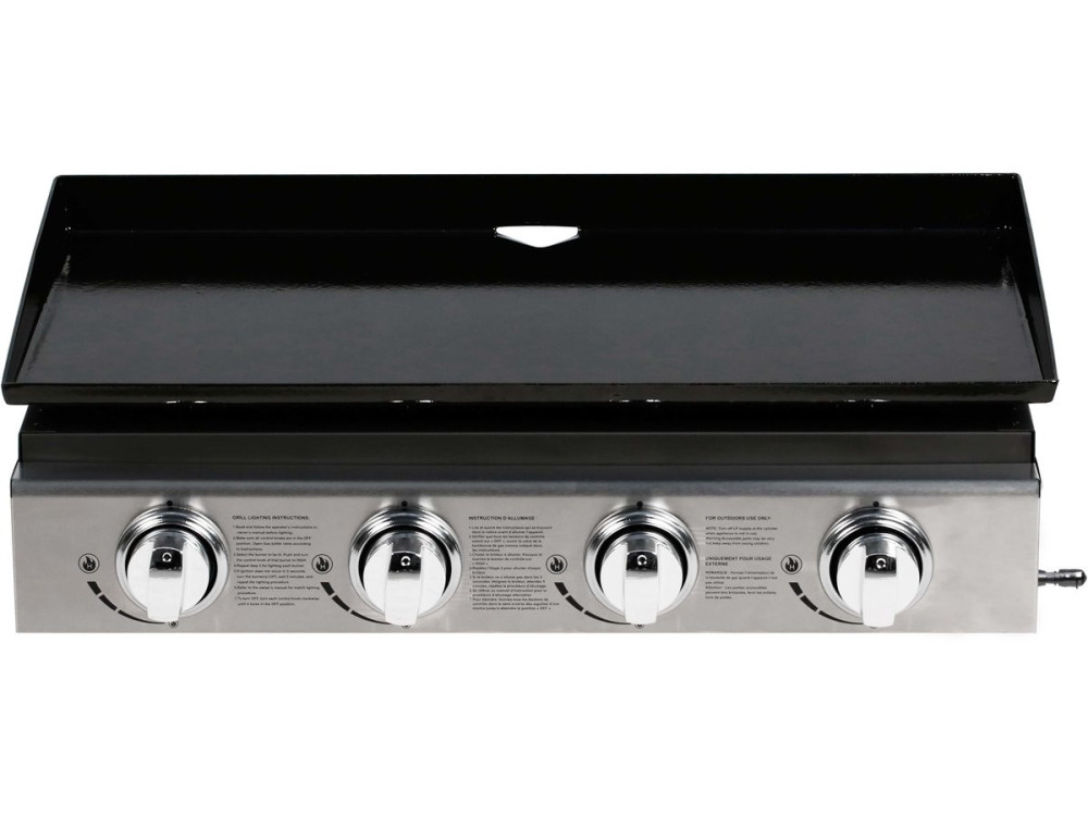 Plancha "Presto 4" - 4 burners - 9.7kW - Grey