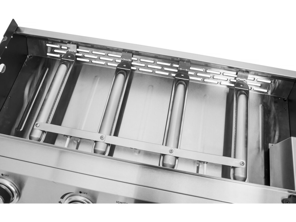 Jolly 4-burner gas plancha - 10 Kw - Grey