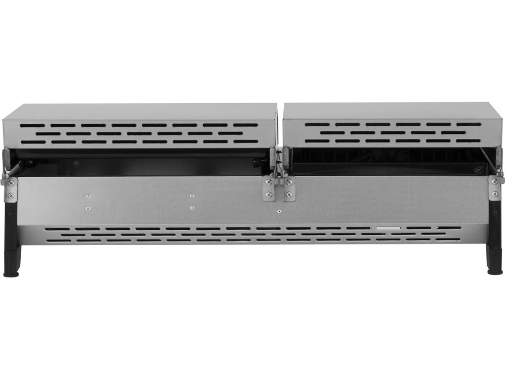 Plancha gas grill and plancha "Flamo" - 3 burners - Grey