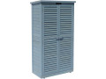 Garden Cabinet 'Space' - 2'10" x 1'6" x 5'2" - Anthracite - Sky Blue